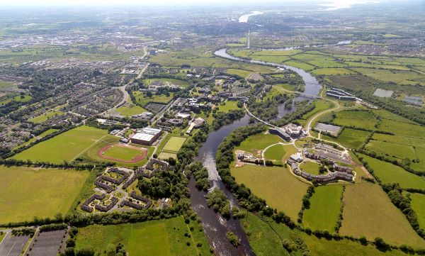 University Limerick river Aerial view